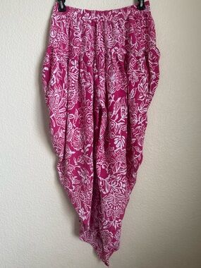 Backwoods Pink Floral Harem Pants